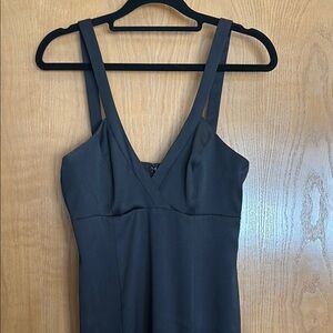 Vintage Le Chateau Timeless Black Sleeveless Mermaid Fishtail Dress-S